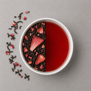Black Tea with Strawberry Pieces