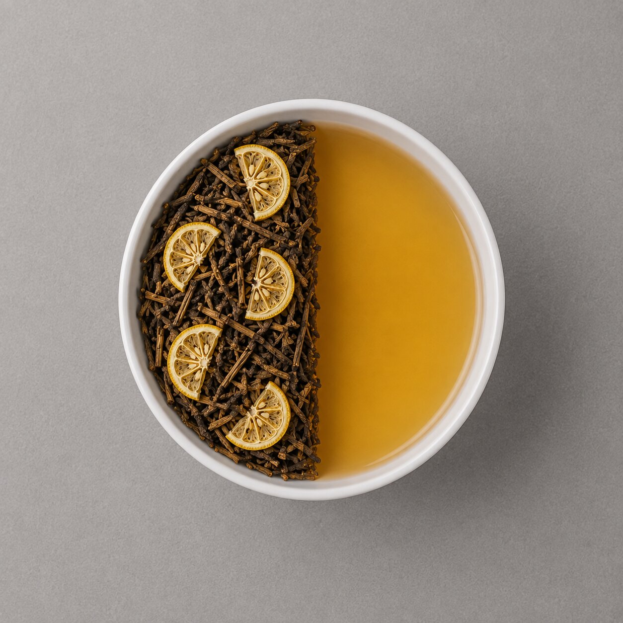 Hojicha Tea with Yuzu Pieces